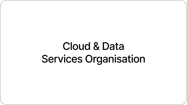 Cloud & Data services organisation